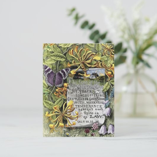 De vruchten van de gedistilleerde drank briefkaart (Staand voorkant)