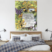 De vruchten van de gedistilleerde drank canvas afdruk (Insitu (Slaapkamer))