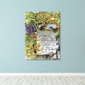 De vruchten van de gedistilleerde drank canvas afdruk (Insitu (Houten vloer))