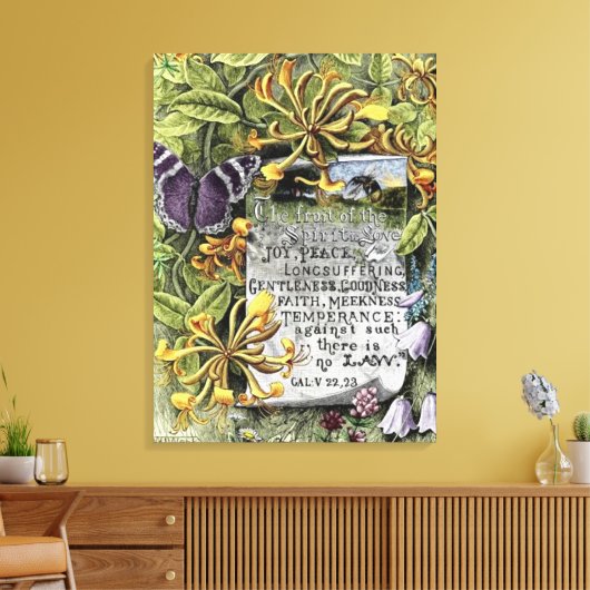 De vruchten van de gedistilleerde drank canvas afdruk (Insitu (Woonkamer))