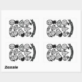 De vruchten van de gedistilleerde drank - Christel Rechthoekige Sticker (Vel)