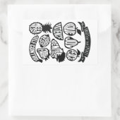 De vruchten van de gedistilleerde drank - Christel Rechthoekige Sticker (Tas)