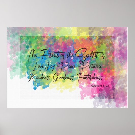 De vruchten van de gedistilleerde drank - Galatian Poster (Voorkant)