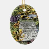 De vruchten van de gedistilleerde drank keramisch ornament (Achterkant)