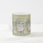 De vruchten van de gedistilleerde drank matglas koffiemok (Voorkant links)