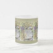 De vruchten van de gedistilleerde drank matglas koffiemok (Center)