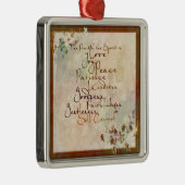 De vruchten van de gedistilleerde drank metalen ornament (Rechts)