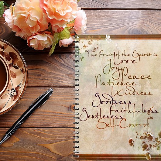 De vruchten van de gedistilleerde drank notitieboek