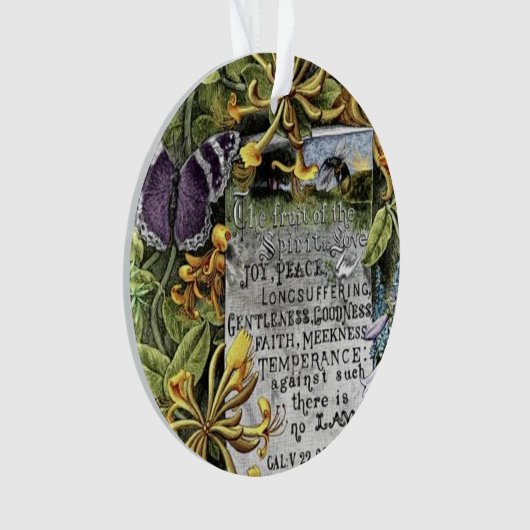 De vruchten van de gedistilleerde drank ornament (voorkant)