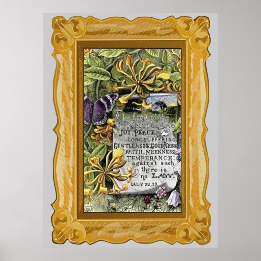 De vruchten van de gedistilleerde drank poster (Voorkant)