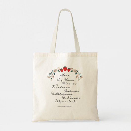 De vruchten van de gedistilleerde drank tote bag (Achterkant)