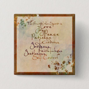 De vruchten van de gedistilleerde drank vierkante button 5,1 cm