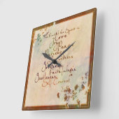 De vruchten van de gedistilleerde drank vierkante klok (Hoek)