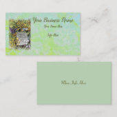 De vruchten van de gedistilleerde drank visitekaartje (Voorkant / Achterkant)