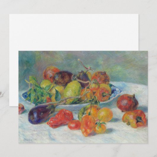 De vruchten van de Midi | Pierre-Auguste Renoir (Voorkant / Achterkant)