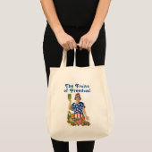 De Vruchten van de Vrijheid! kruidenier canvas tas (Voorkant (product))