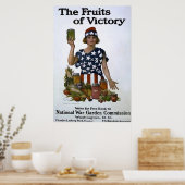 De vruchten van het Poster Overwinning ~  WW1 (Keuken)