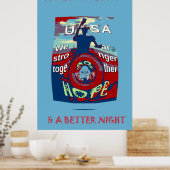 De VS hebben een mooie dag, we zijn sterker bij el Poster (Keuken)