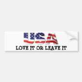 De VS houden ervan of laten het weg Bumpersticker (Voorkant)