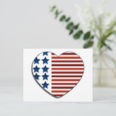 De VS houden van Briefkaart (Staand voorkant)