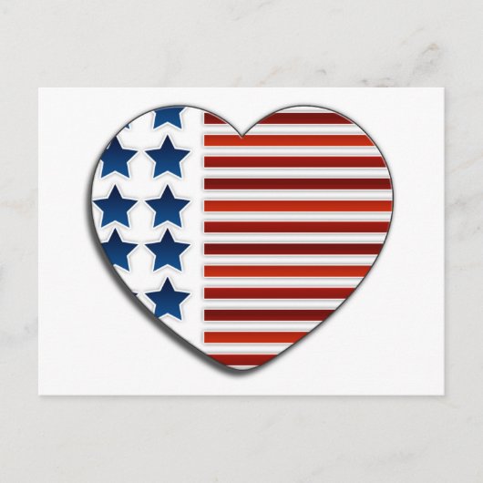 De VS houden van Briefkaart (Voorkant)