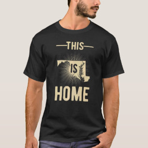 De VS staat op straat Dit is de thuiskaart Marylan T-shirt
