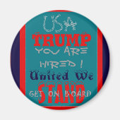 De VS Trump die je bent gehuurd. United we staan a Magneet (Voorkant)