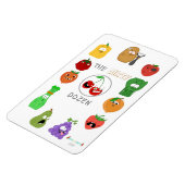 De vuile dozijn geïllustreerde lijst - 2017 editie magneet (Linkerzijde)