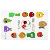 De vuile dozijn geïllustreerde lijst - 2017 editie magneet (Horizontaal)