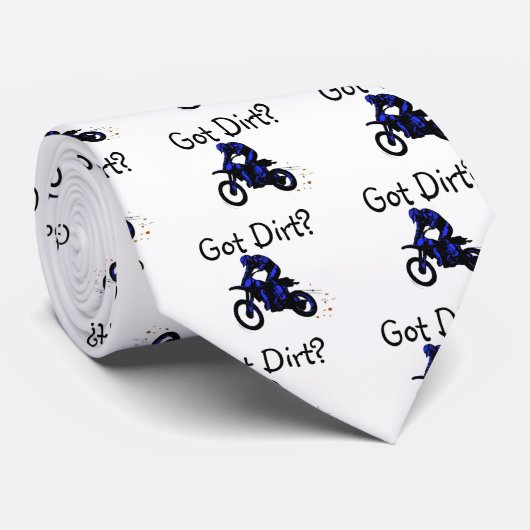 De vuile motorfiets stropdas (Opgerold)