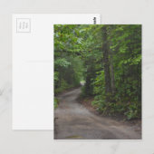 De vuile weg in de zomer briefkaart (Voorkant / Achterkant)