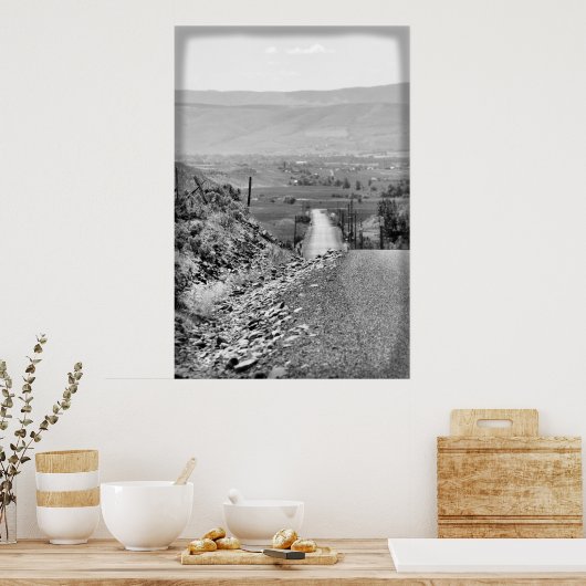 De vuile weg terug naar de stad... poster (Keuken)