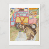 De vuilnisman briefkaart (Voorkant)