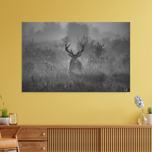 De vuist in de vuist canvas afdruk (Insitu (Woonkamer))