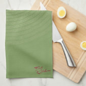 De vuist van de Keukenofficiële Tea Towl Theedoek (Quarter Fold)