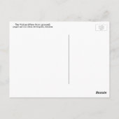 De Vulcan (Uitzicht van de grond) Briefkaart (Achterkant)