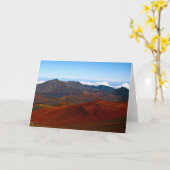 De Vulkaan van Haleakala, Maui Kaart (Gele Bloem)