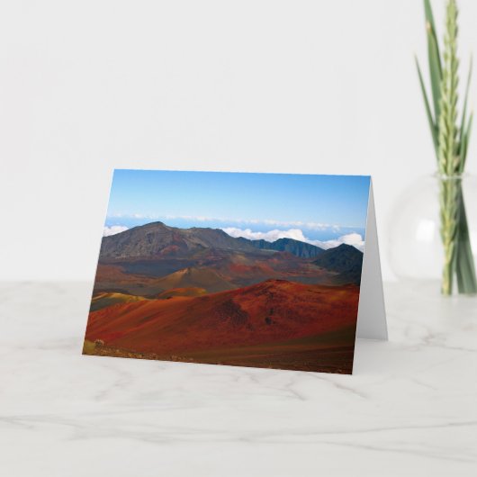 De Vulkaan van Haleakala, Maui Kaart (Voorkant)