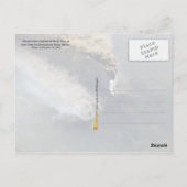 De vulkaanuitbarsting van Etna in 2002 Briefkaart (Achterkant)