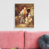 De vullingen canvas afdruk (Insitu (Woonkamer))