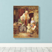 De vullingen canvas afdruk (Insitu (Houten vloer))