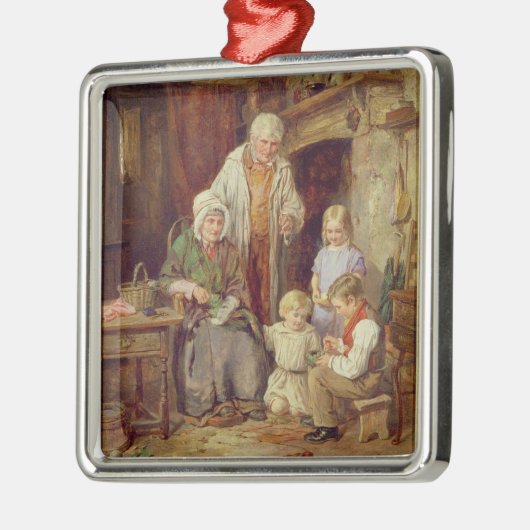 De vullingen metalen ornament (Links)