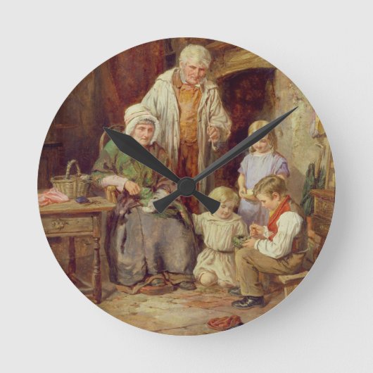 De vullingen ronde klok (Voorkant)
