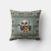 De Vulture Muzikant Print Kussen (Achterkant)