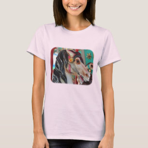 De vurige T-shirt van het Paard van de Carrousel