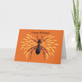 De vurige Verjaardag van de Mier van de Oranje Kaart