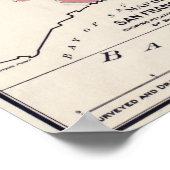 De vuurkaart van San Francisco - BigMap van 1908 ( Poster (Hoek)