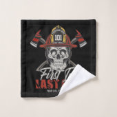 De Vuurman van de NAAM van de douane eerst uit Vuu Bad Handdoek (Wasdoekje)