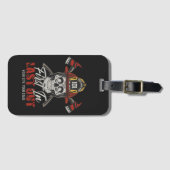 De Vuurman van de NAAM van de douane eerst uit Vuu Bagagelabel (Voorkant (horizontaal))