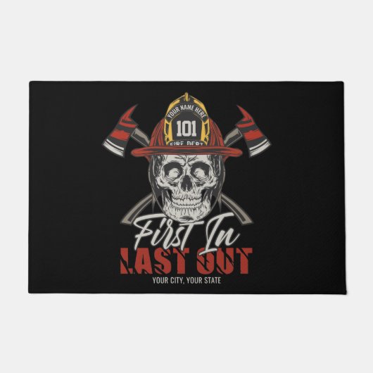 De Vuurman van de NAAM van de douane eerst uit Vuu Deurmat (Voorkant)